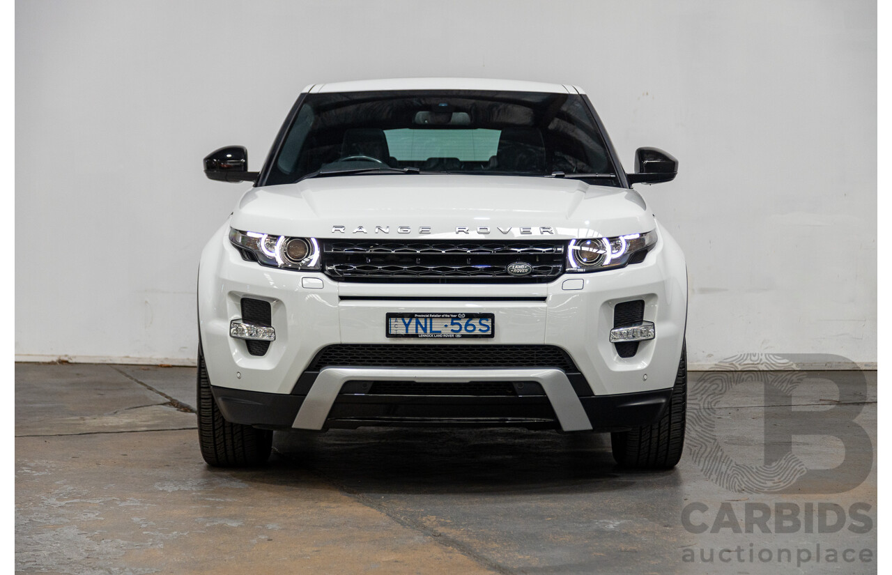 11/2014 Range Rover Evoque SD4 DYNAMIC (AWD) LV MY14 5D Wagon Fuji White 2.2L Turbo Diesel