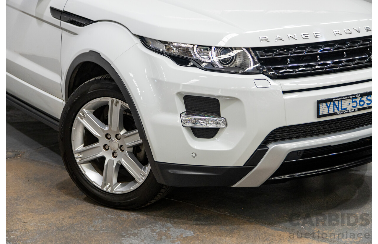 11/2014 Range Rover Evoque SD4 DYNAMIC (AWD) LV MY14 5D Wagon Fuji White 2.2L Turbo Diesel