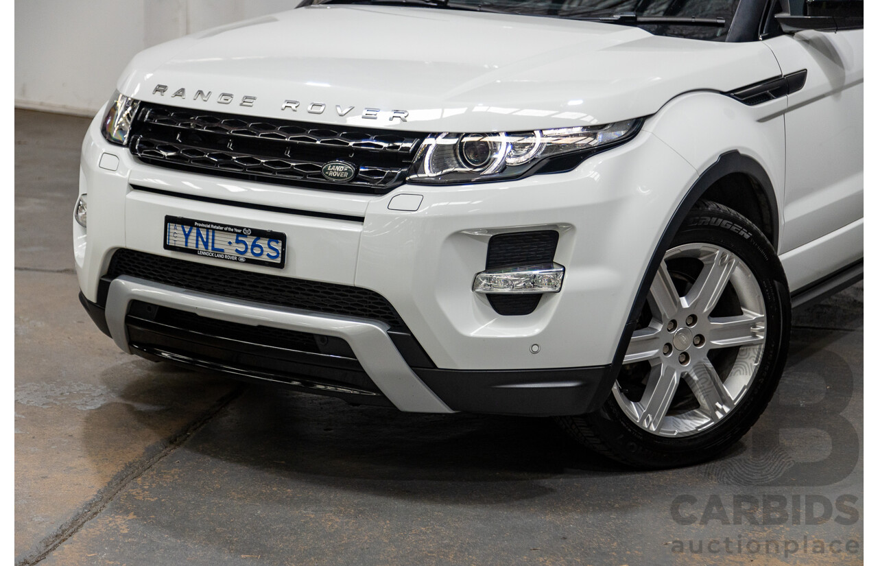 11/2014 Range Rover Evoque SD4 DYNAMIC (AWD) LV MY14 5D Wagon Fuji White 2.2L Turbo Diesel