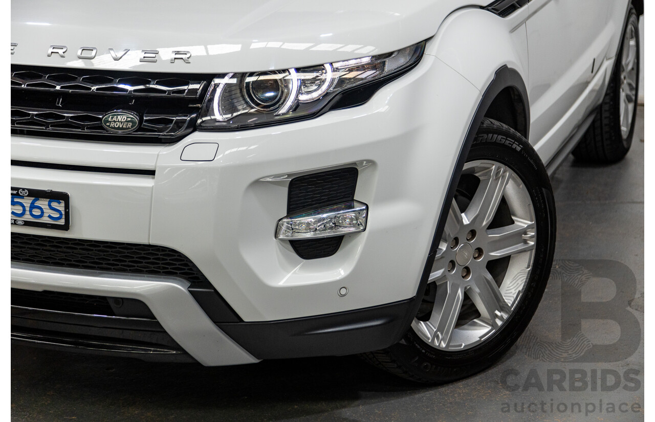 11/2014 Range Rover Evoque SD4 DYNAMIC (AWD) LV MY14 5D Wagon Fuji White 2.2L Turbo Diesel