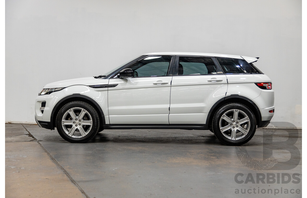 11/2014 Range Rover Evoque SD4 DYNAMIC (AWD) LV MY14 5D Wagon Fuji White 2.2L Turbo Diesel