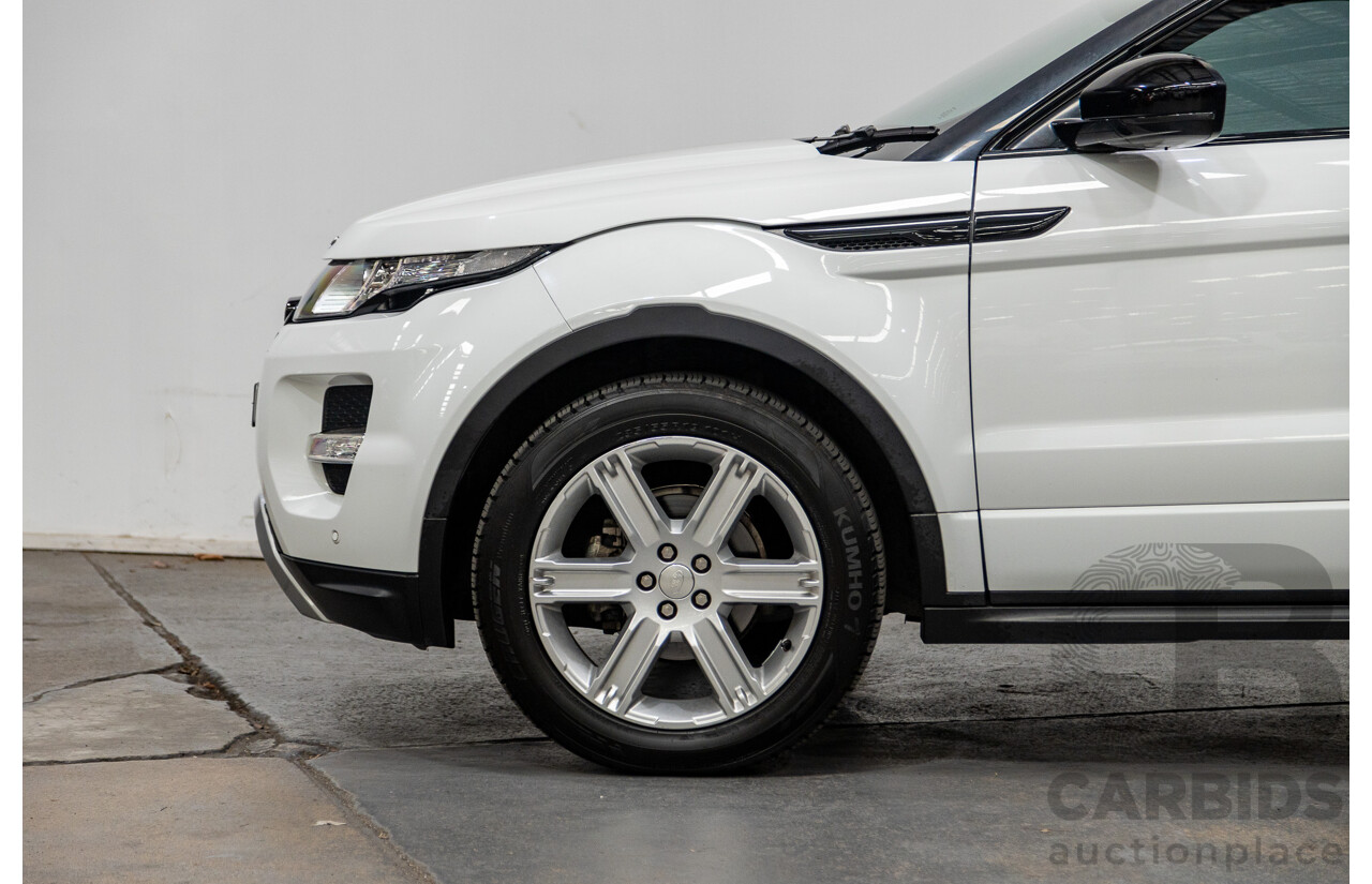 11/2014 Range Rover Evoque SD4 DYNAMIC (AWD) LV MY14 5D Wagon Fuji White 2.2L Turbo Diesel