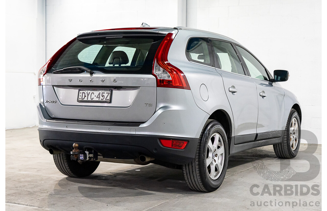 6/2011 Volvo XC60 T5 DZ MY11 4d Wagon Electric Silver Metallic Turbo 2.0L