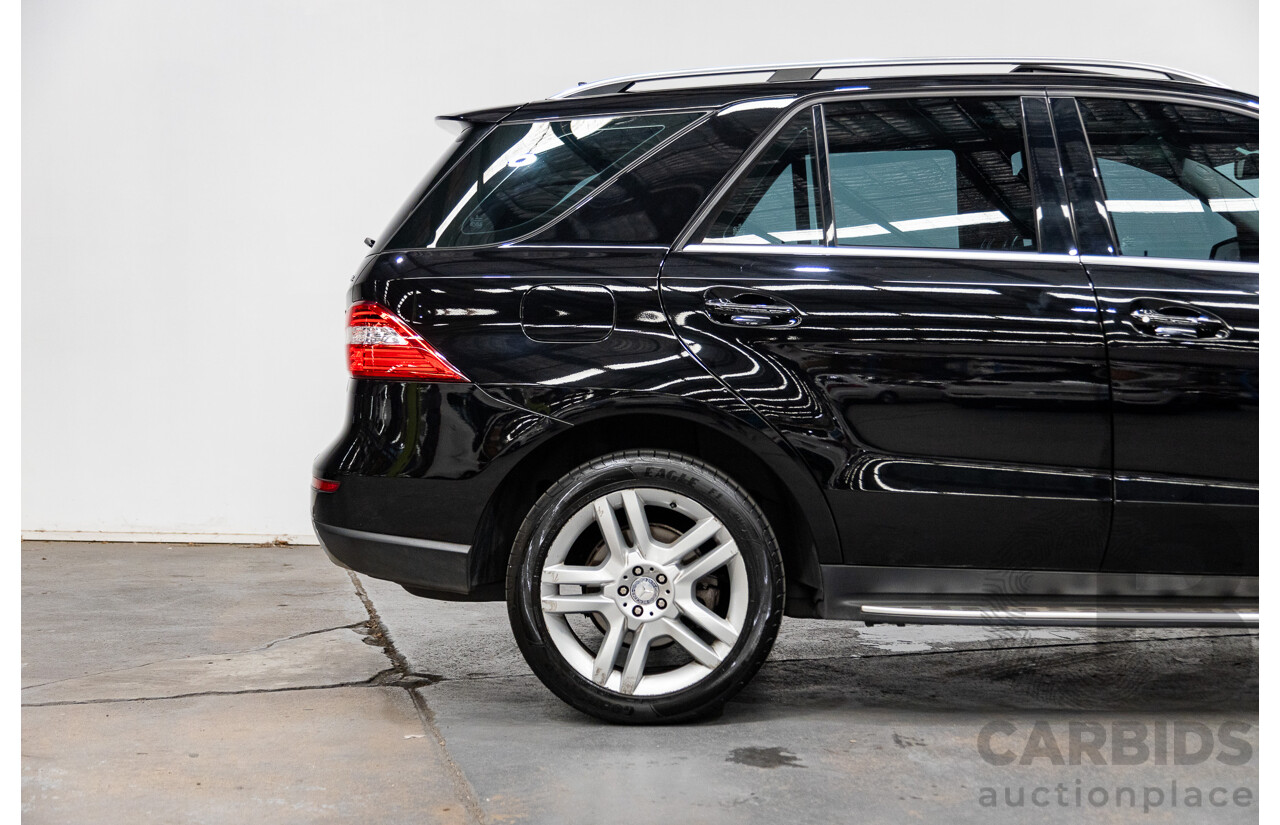 10/2014 Mercedes Benz ML250 CDI Bluetec (AWD) W166 MY14 4d Wagon Obsidian Black Turbo Diesel 2.1L