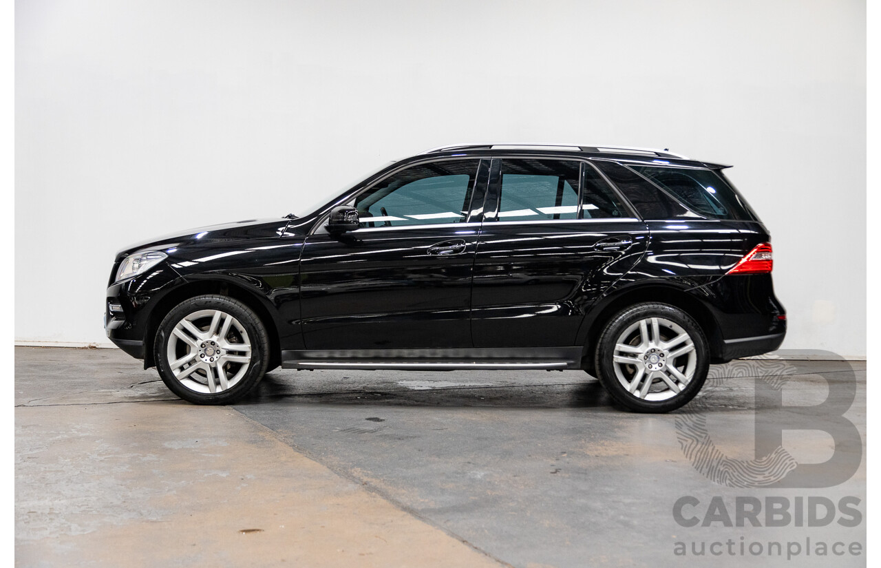 10/2014 Mercedes Benz ML250 CDI Bluetec (AWD) W166 MY14 4d Wagon Obsidian Black Turbo Diesel 2.1L