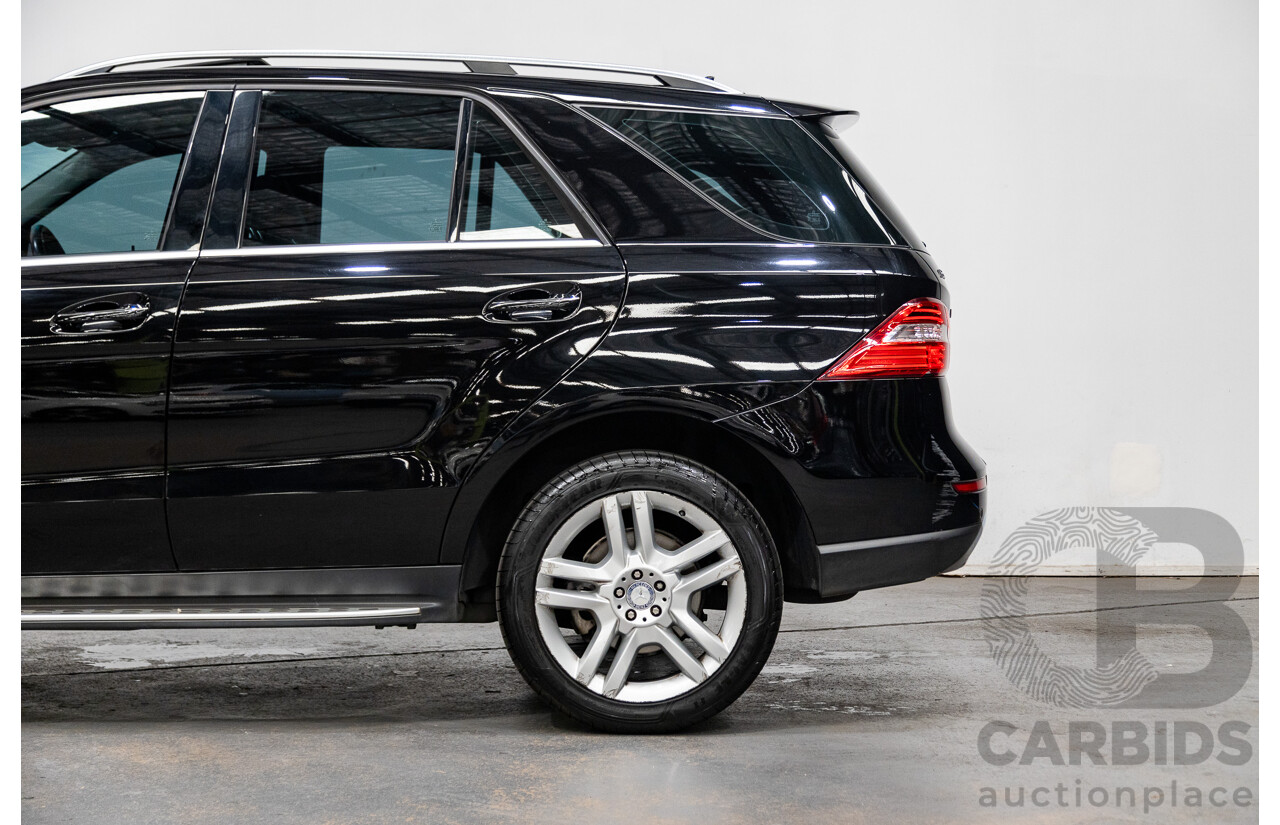 10/2014 Mercedes Benz ML250 CDI Bluetec (AWD) W166 MY14 4d Wagon Obsidian Black Turbo Diesel 2.1L