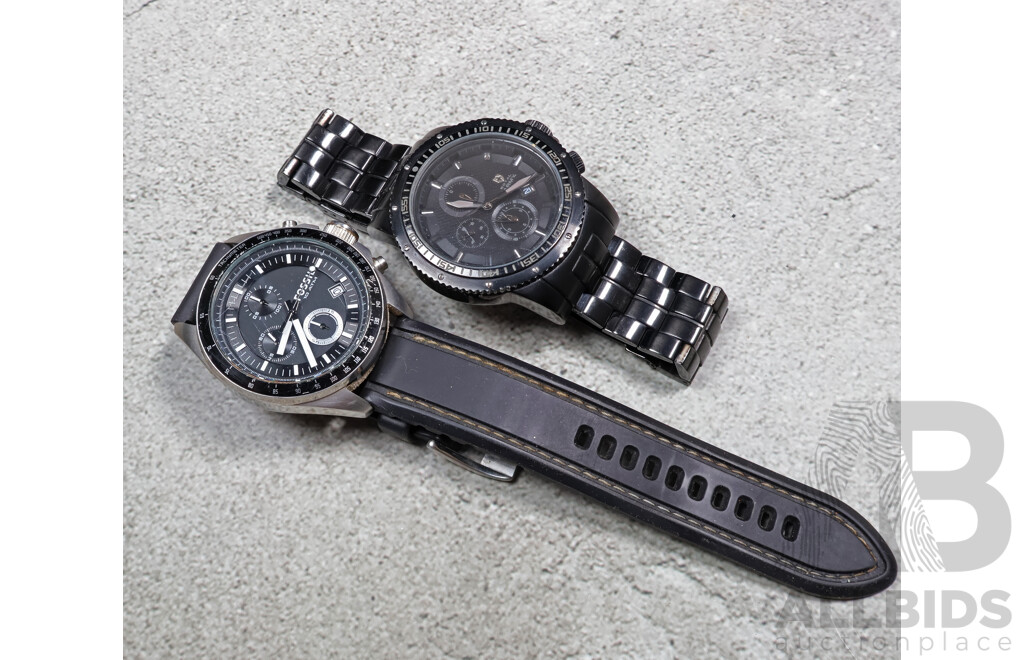 Fossil Mens 251408 Watch & Royal Army 'hercules' RA130 Mens Watch