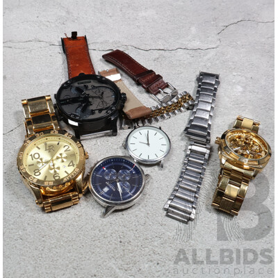 Collection of (5) Mens Watches in Varying Condition Including Diesel & Tommy Hilfiger