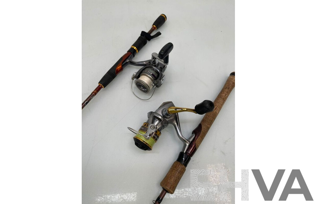 Shimano Fishing Rod and Reels - Lot of 2