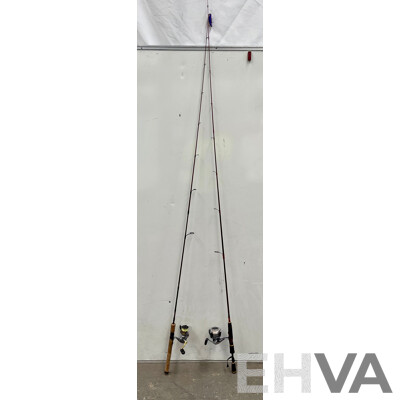 Shimano Fishing Rod and Reels - Lot of 2