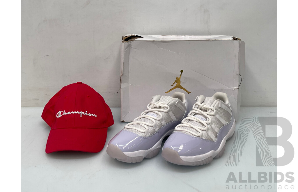 Nike Air Jordan 11Retro Low Women's Shoes and Champion Hat