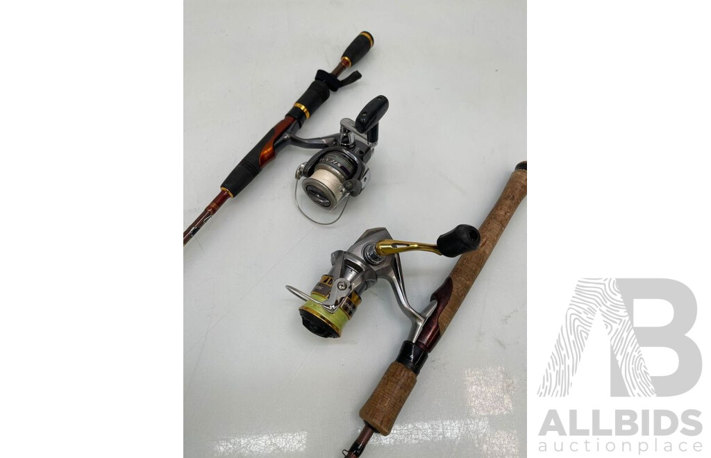 Shimano Fishing Rod and Reels - Lot of 2