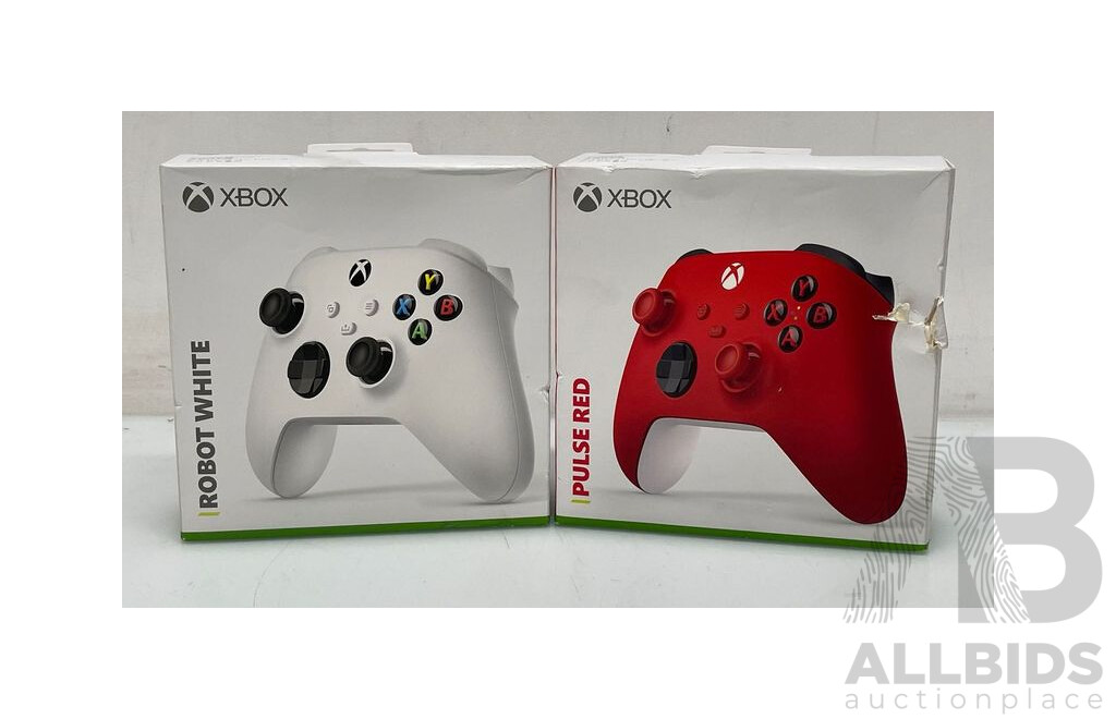 Microsoft XBox Wireless Controllers - Lot of 2 - Brand New