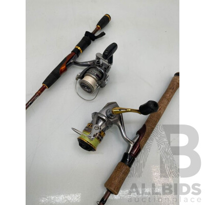 Shimano Fishing Rod and Reels - Lot of 2