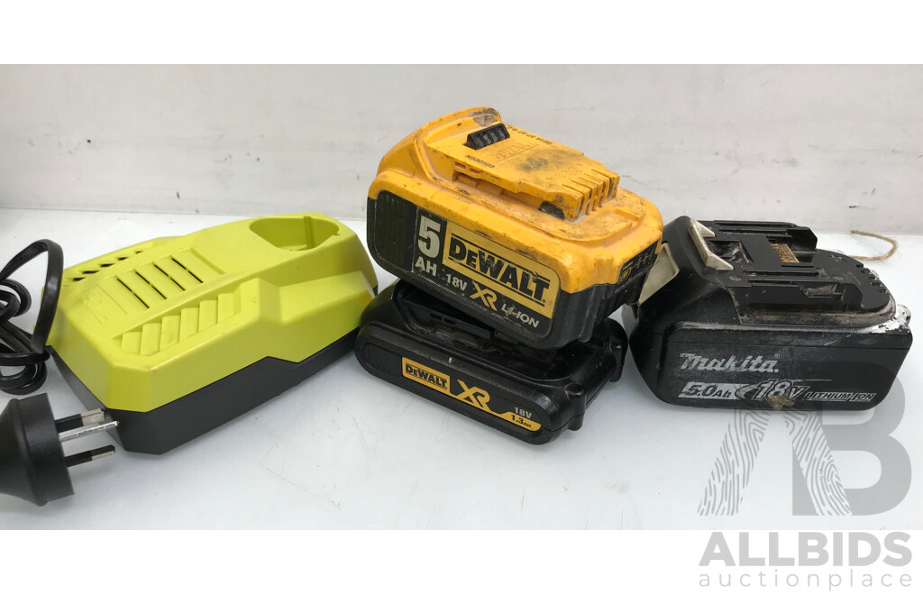 Assorted Ryobi Cordless Tools with Tool Bag