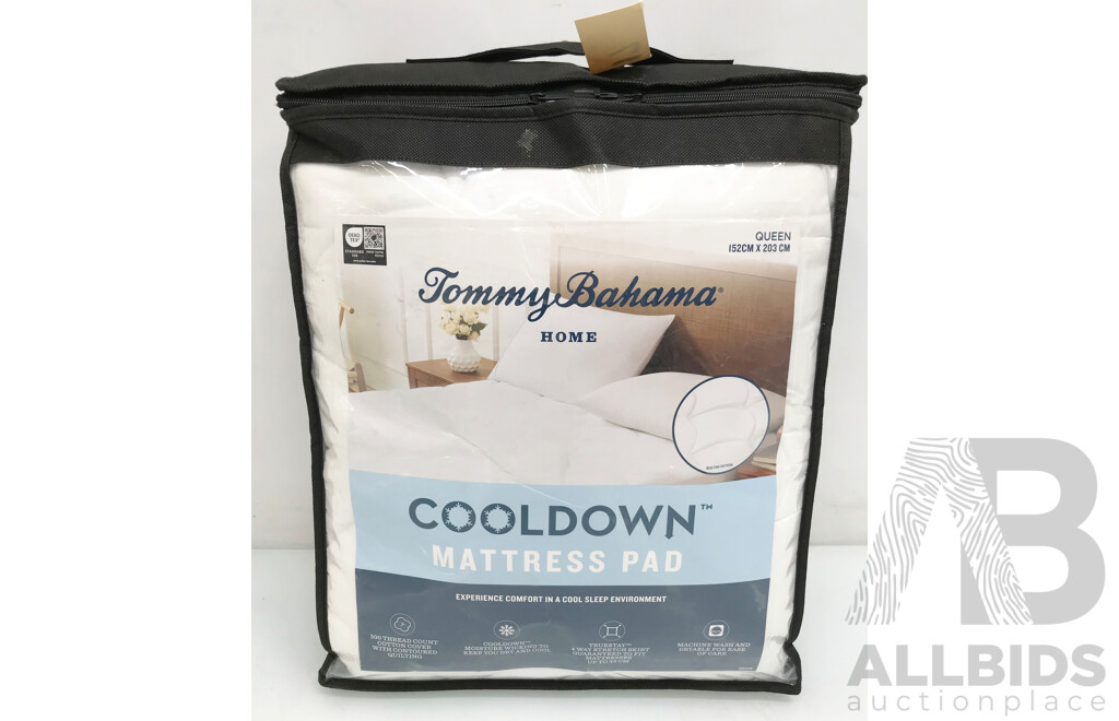 Tommy Bahama Cooldown Mattress Pad (Queen Size)