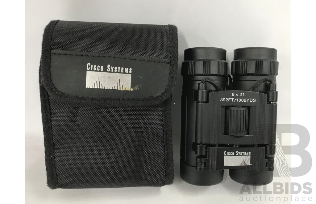 Cisco Systems 8x21 Binoculars with Case