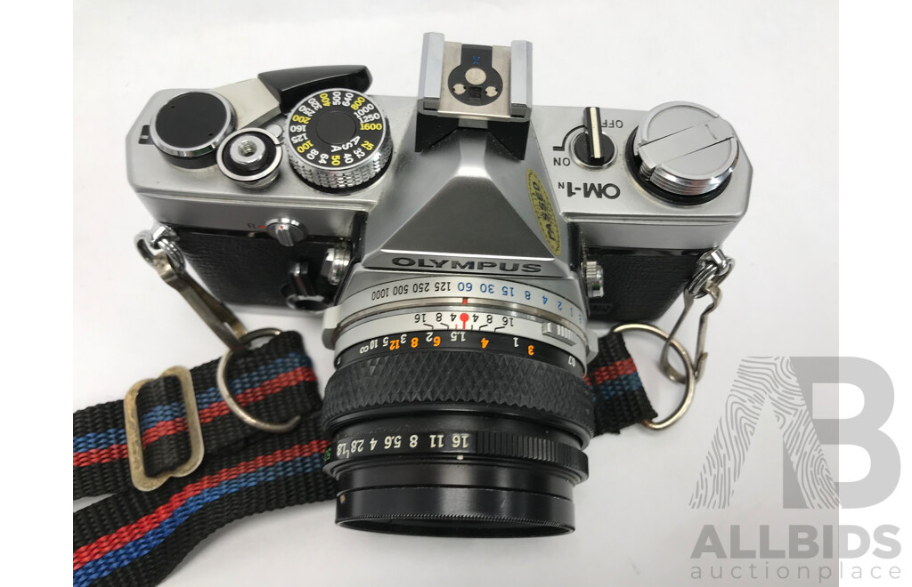 Olympus (OM-1) Film Camera with 50mm Lens