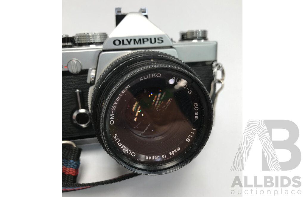 Olympus (OM-1) Film Camera with 50mm Lens