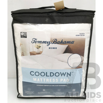 Tommy Bahama Cooldown Mattress Pad (Queen Size)