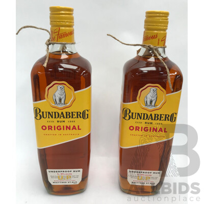 1 Litre Bottles of Bundaberg Original Rum