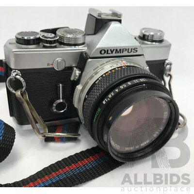 Olympus (OM-1) Film Camera with 50mm Lens