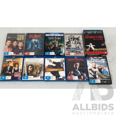 Assorted DVDs and Blu-ray Titles - Lot of 10