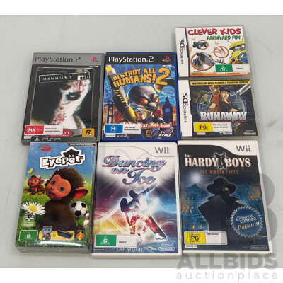 Assorted Sony and Nintendo Video Games