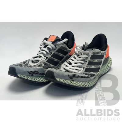 Adidas 4D Run 1.0 Running Trainers Shoes - Size 9.5 US