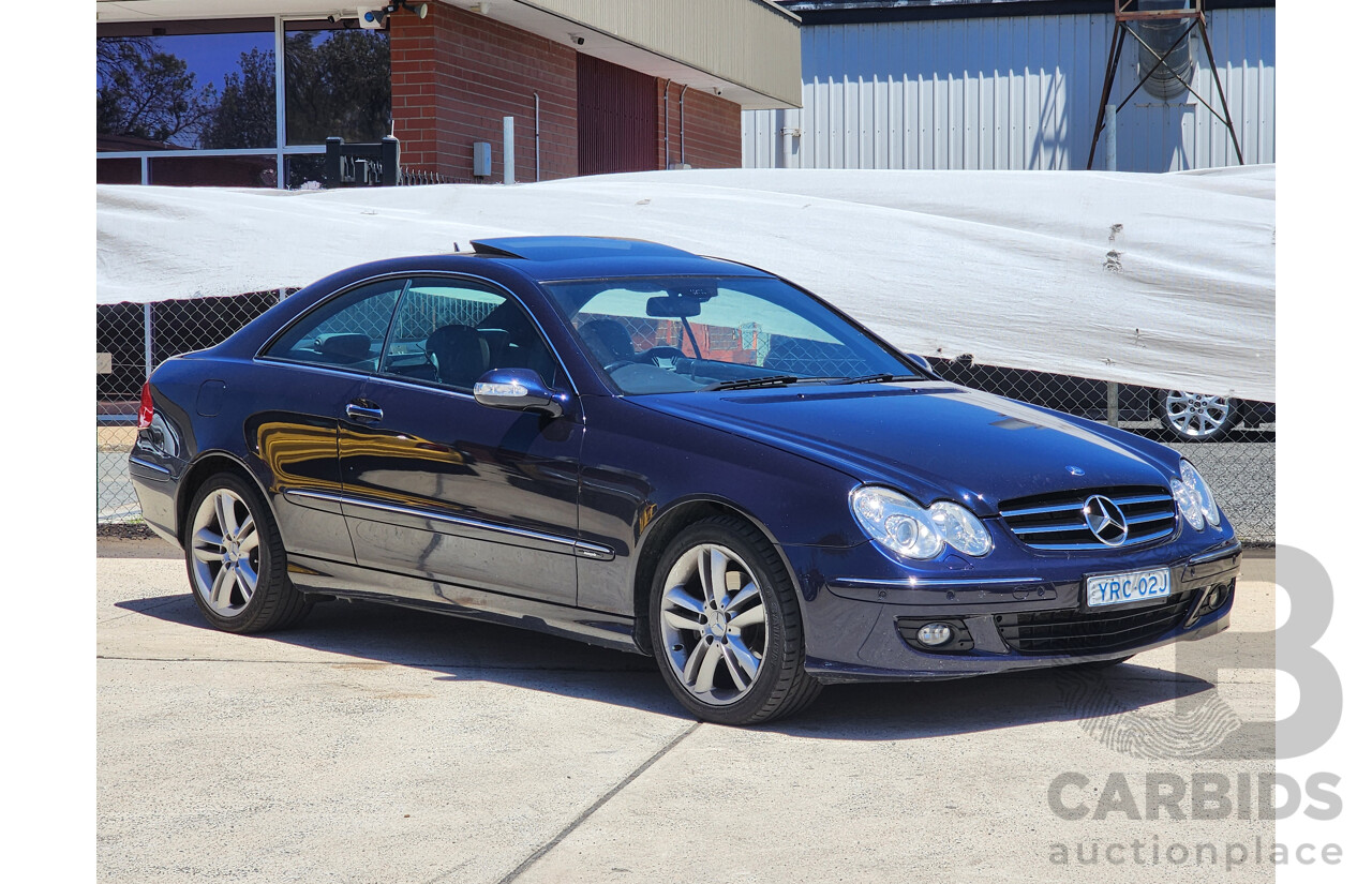 8/2006 Mercedes-Benz Clk280 Avantgarde C209 MY06 2d Coupe Blue 3.0L