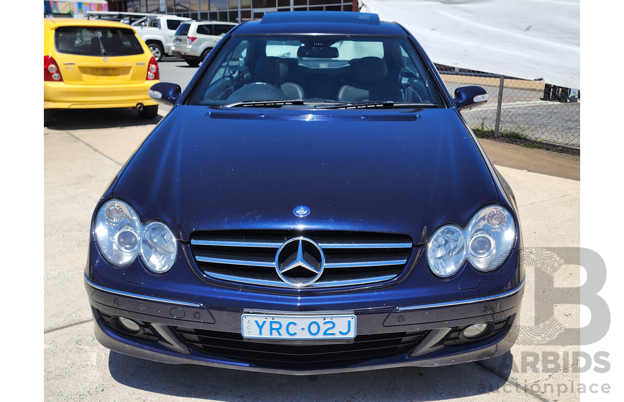 8/2006 Mercedes-Benz Clk280 Avantgarde C209 MY06 2d Coupe Blue 3.0L