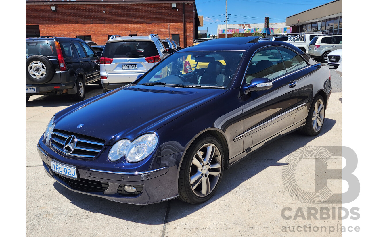 8/2006 Mercedes-Benz Clk280 Avantgarde C209 MY06 2d Coupe Blue 3.0L