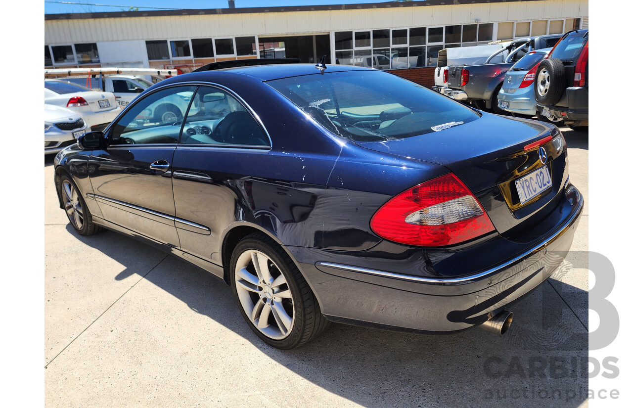 8/2006 Mercedes-Benz Clk280 Avantgarde C209 MY06 2d Coupe Blue 3.0L