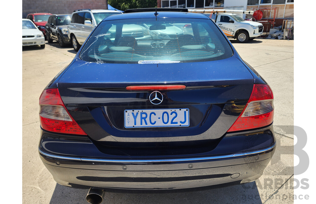 8/2006 Mercedes-Benz Clk280 Avantgarde C209 MY06 2d Coupe Blue 3.0L