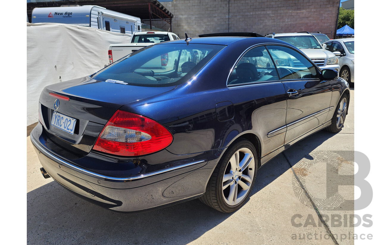 8/2006 Mercedes-Benz Clk280 Avantgarde C209 MY06 2d Coupe Blue 3.0L