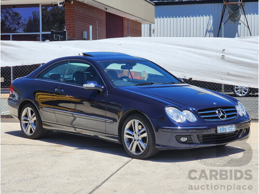 8/2006 Mercedes-Benz Clk280 Avantgarde C209 MY06 2d Coupe Blue 3.0L