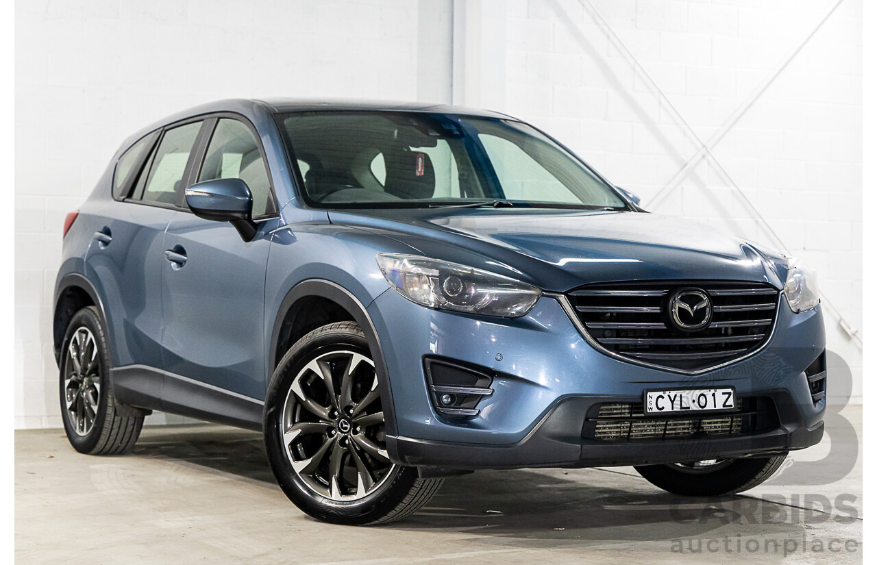 7/2015 Mazda Cx-5 Akera (4x4) MY15 4d Wagon Deep Crystal Blue Turbo Diesel 2.2L