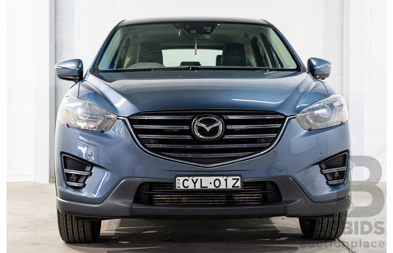 7/2015 Mazda Cx-5 Akera (4x4) MY15 4d Wagon Deep Crystal Blue Turbo Diesel 2.2L