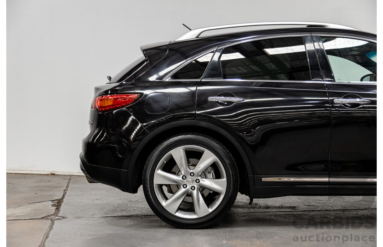 8/2012 Infiniti FX30d S Premium (AWD) S51 4d Wagon Metallic Black Turbo Diesel V6 3.0L