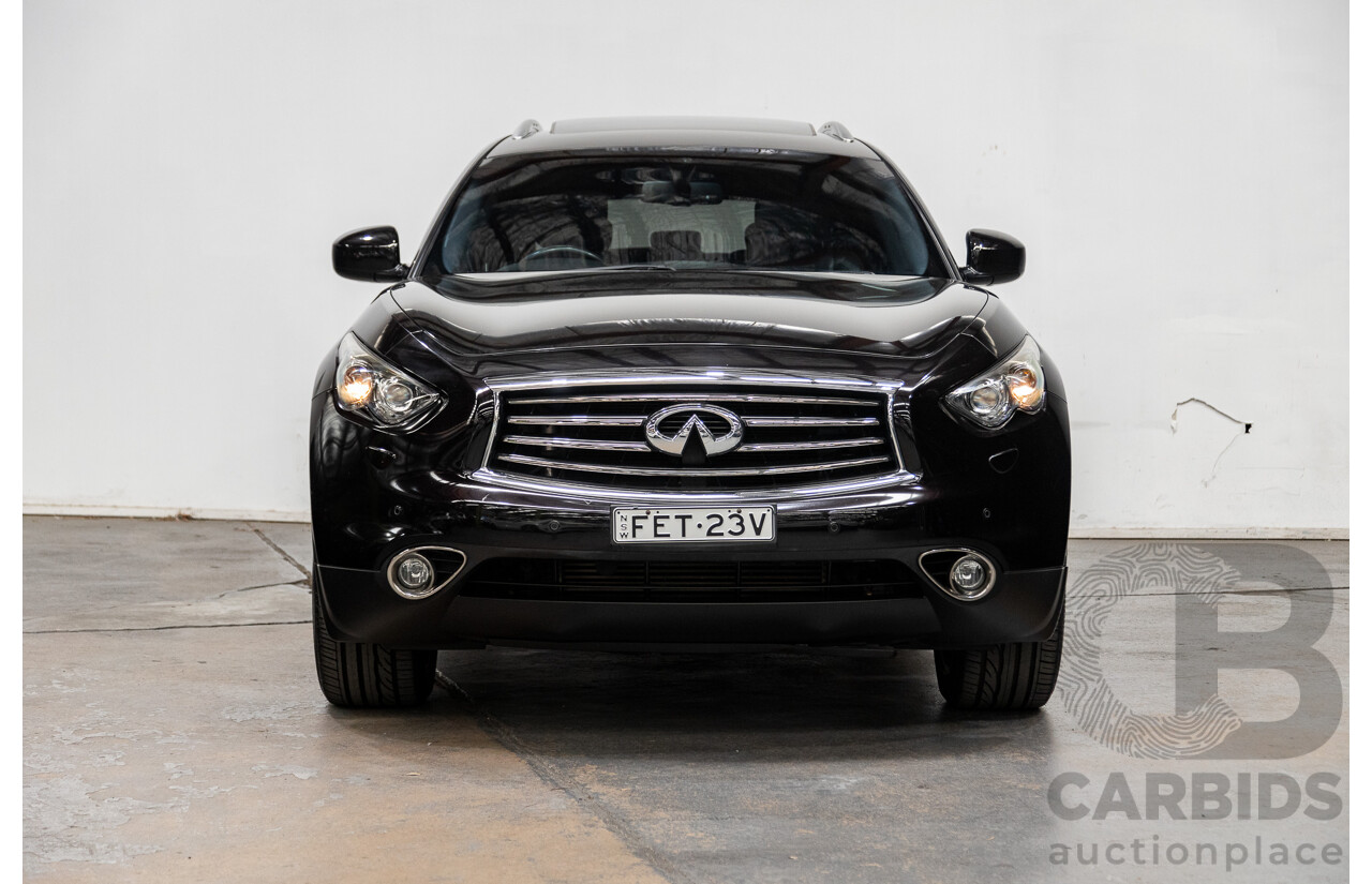 8/2012 Infiniti FX30d S Premium (AWD) S51 4d Wagon Metallic Black Turbo Diesel V6 3.0L