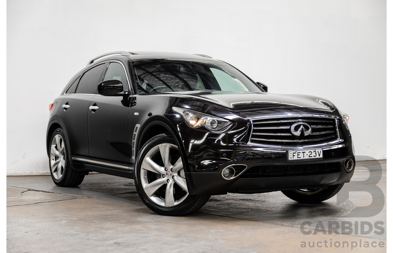 8/2012 Infiniti FX30d S Premium (AWD) S51 4d Wagon Metallic Black Turbo Diesel V6 3.0L