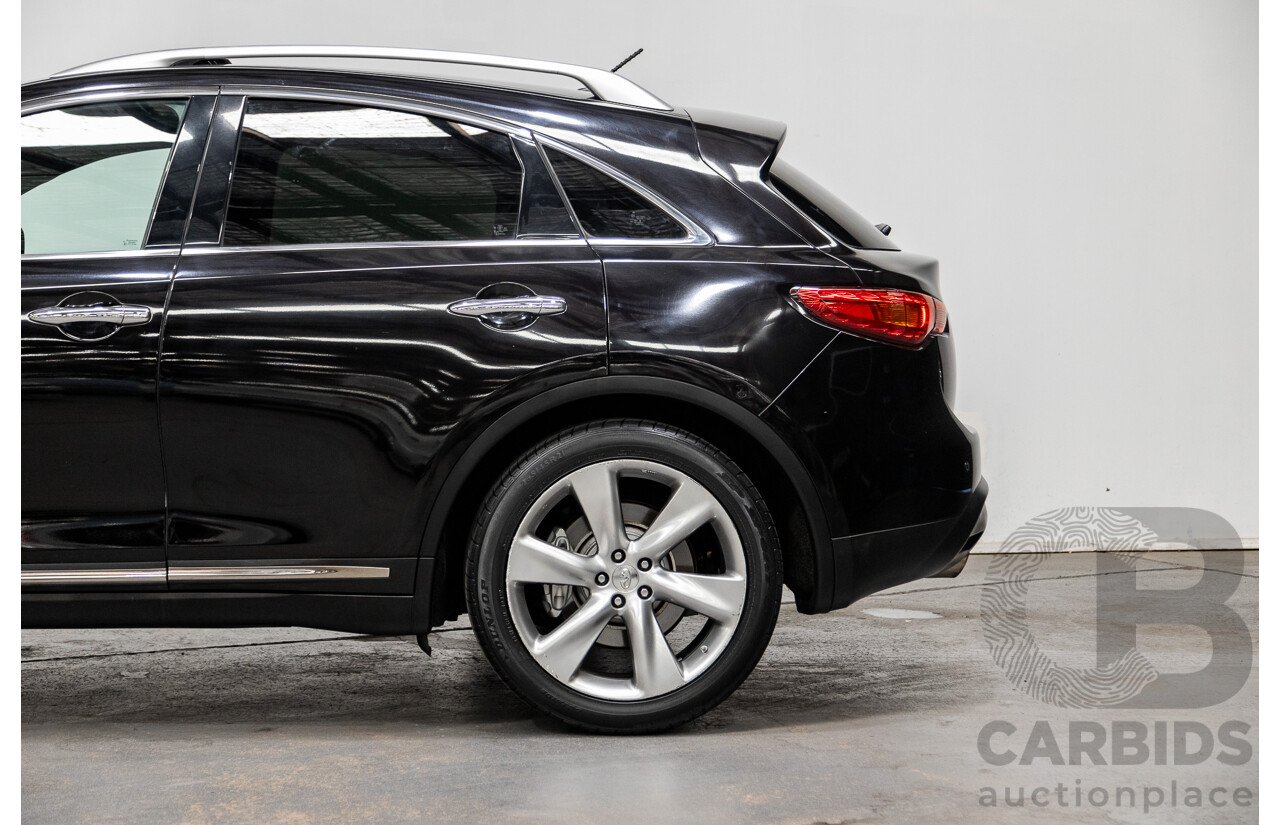 8/2012 Infiniti FX30d S Premium (AWD) S51 4d Wagon Metallic Black Turbo Diesel V6 3.0L