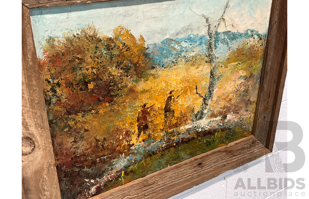 Abstract Natural Autumn Artwork (78 X 63 Cm)