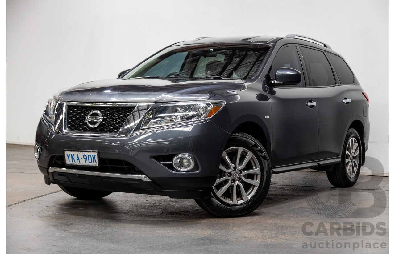 6/2014 Nissan Pathfinder ST (RWD) R52 4d Wagon Dark Slate Grey 3.5L