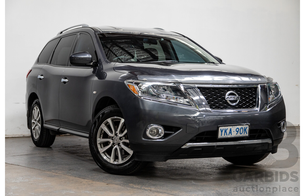 6/2014 Nissan Pathfinder ST (RWD) R52 4d Wagon Dark Slate Grey 3.5L