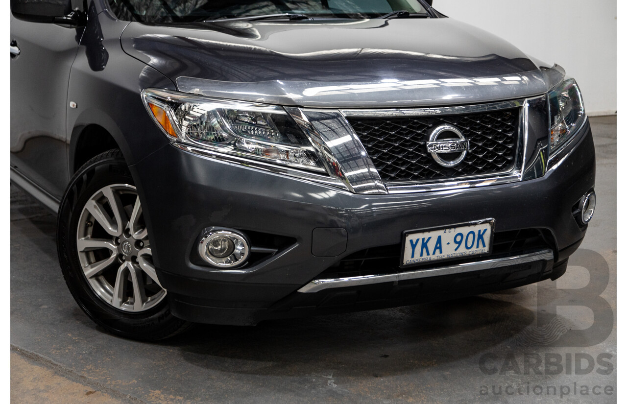 6/2014 Nissan Pathfinder ST (RWD) R52 4d Wagon Dark Slate Grey 3.5L