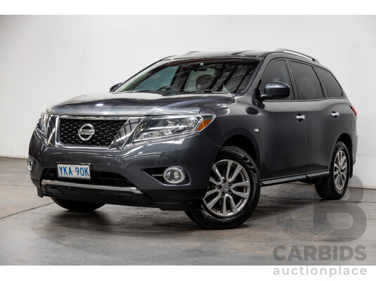 6/2014 Nissan Pathfinder ST (RWD) R52 4d Wagon Dark Slate Grey 3.5L