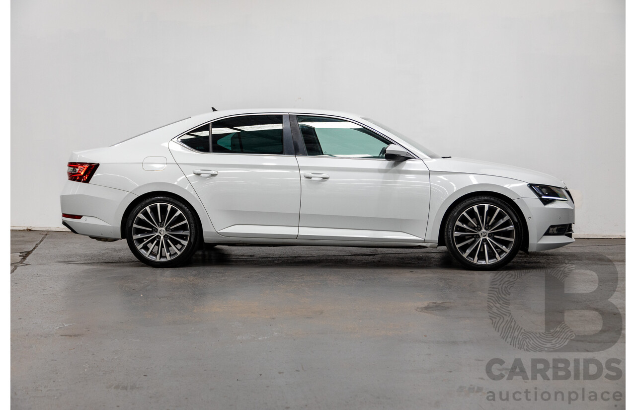 01/2018 Skoda Superb 162TSI NP MY18 4D Sedan Candy White Turbo 2.0L