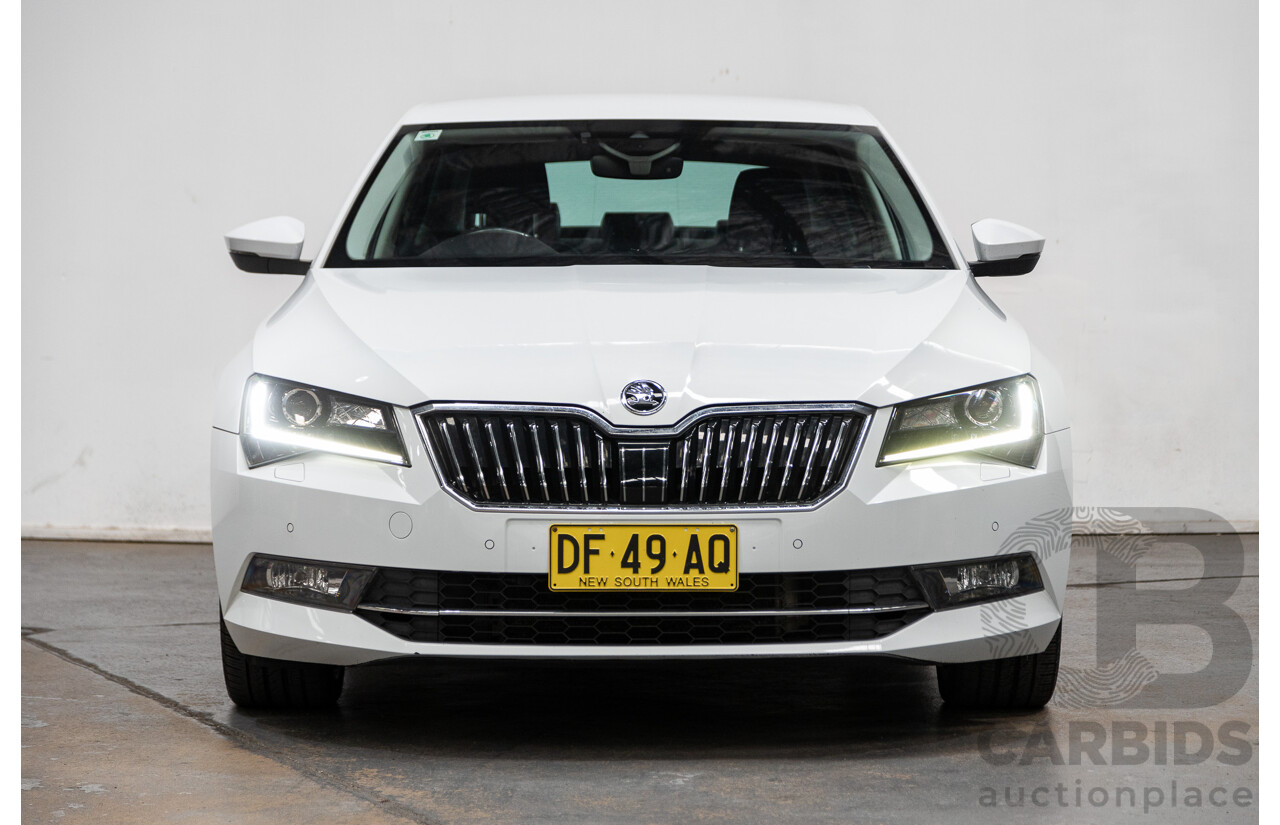 01/2018 Skoda Superb 162TSI NP MY18 4D Sedan Candy White Turbo 2.0L