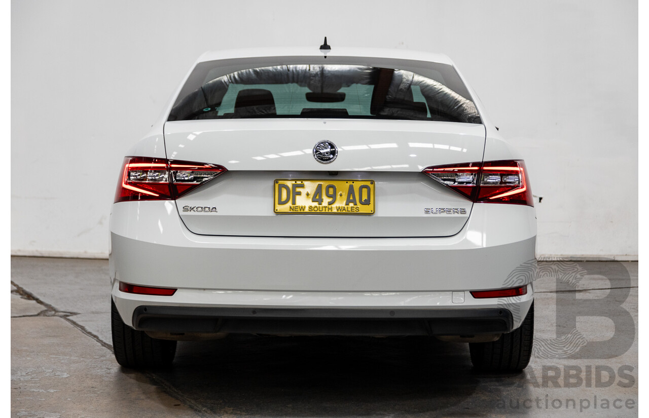 01/2018 Skoda Superb 162TSI NP MY18 4D Sedan Candy White Turbo 2.0L